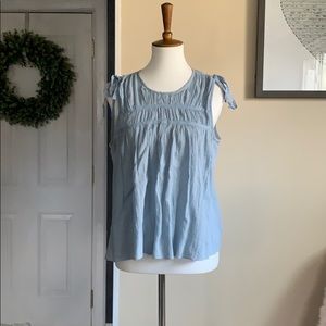 aerie denim shirt